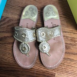 Jack Rogers sparkly sandals